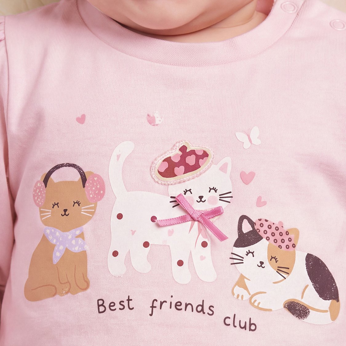 Juniors Graphic Printed Top