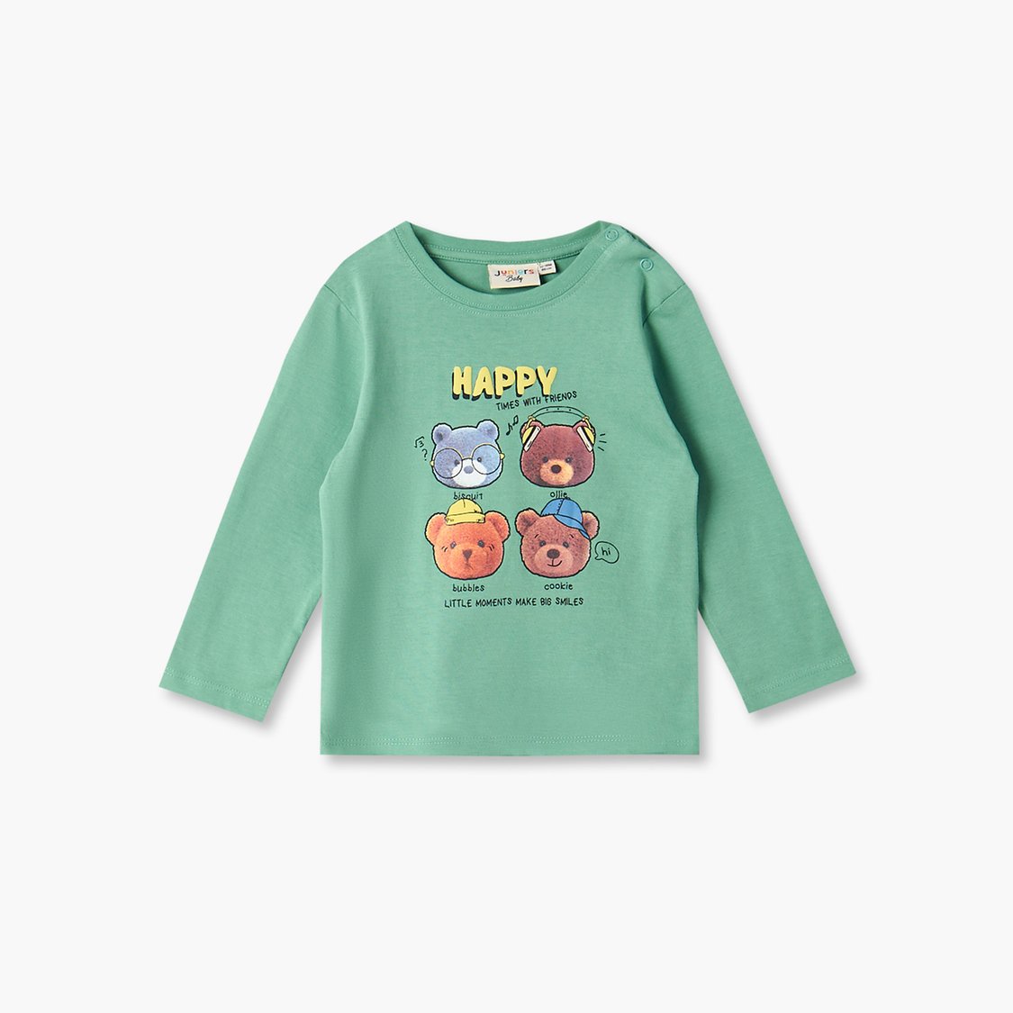 Juniors Bear Print T-shirt