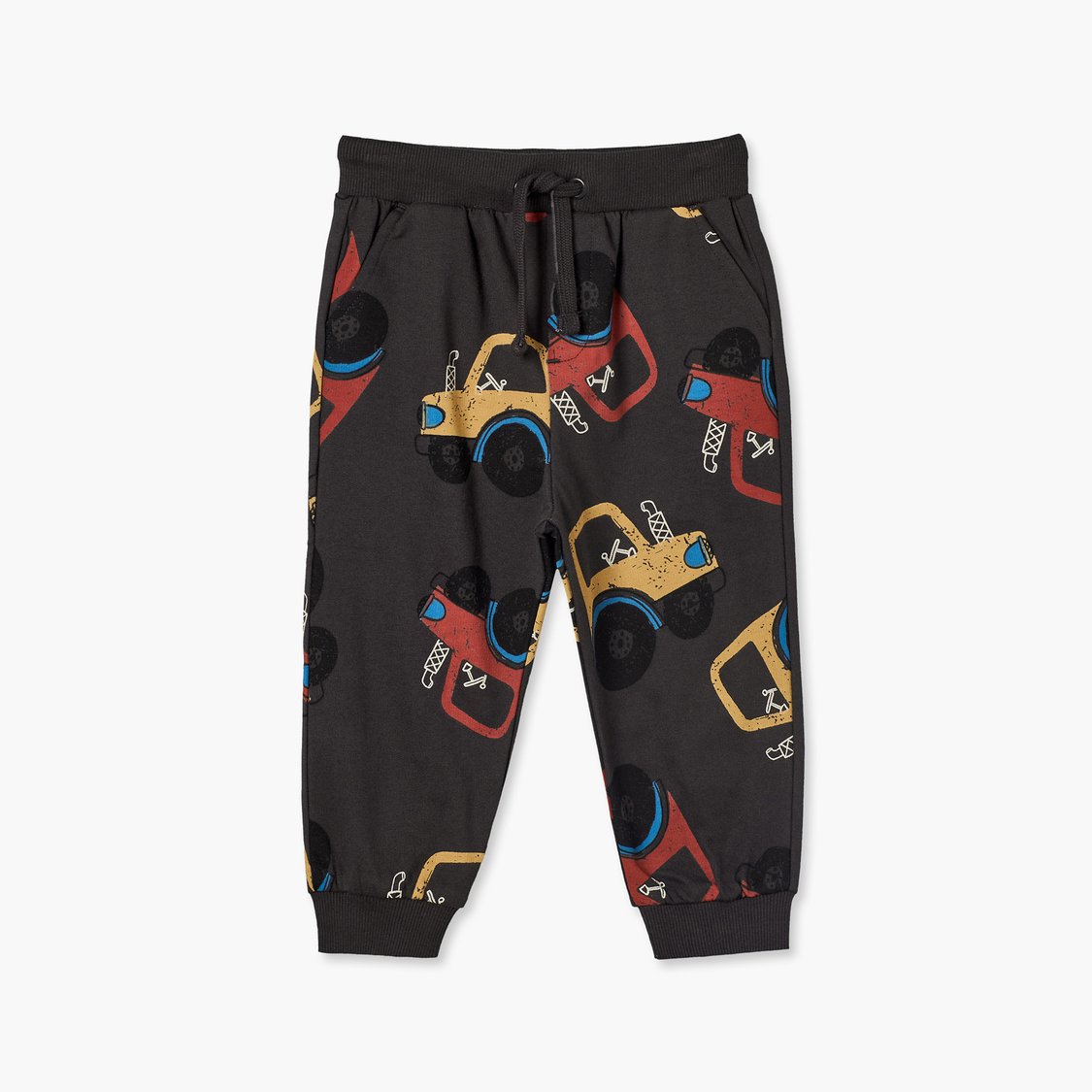 Juniors Construction Vehicle Print Joggers