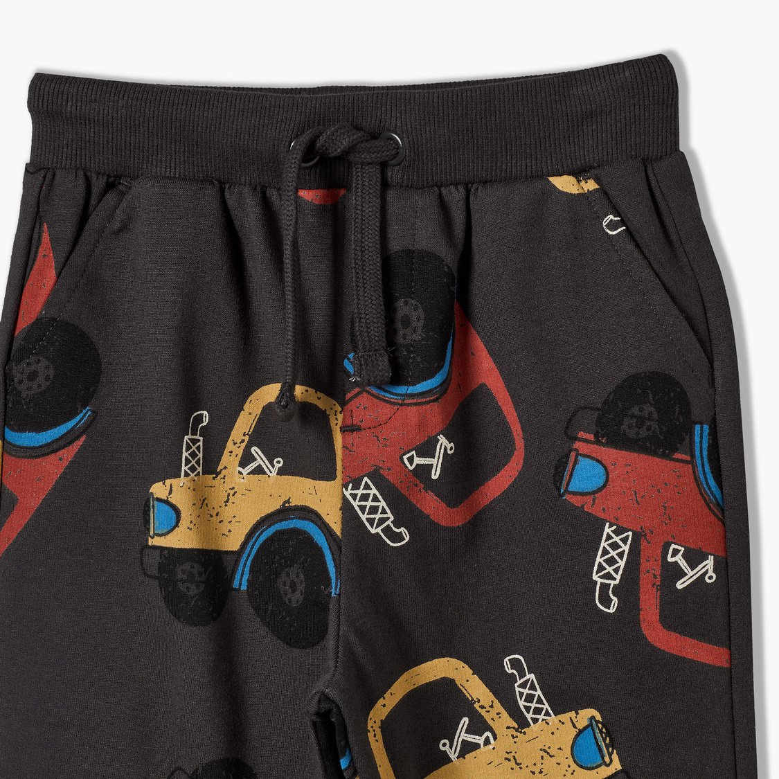 Juniors Construction Vehicle Print Joggers