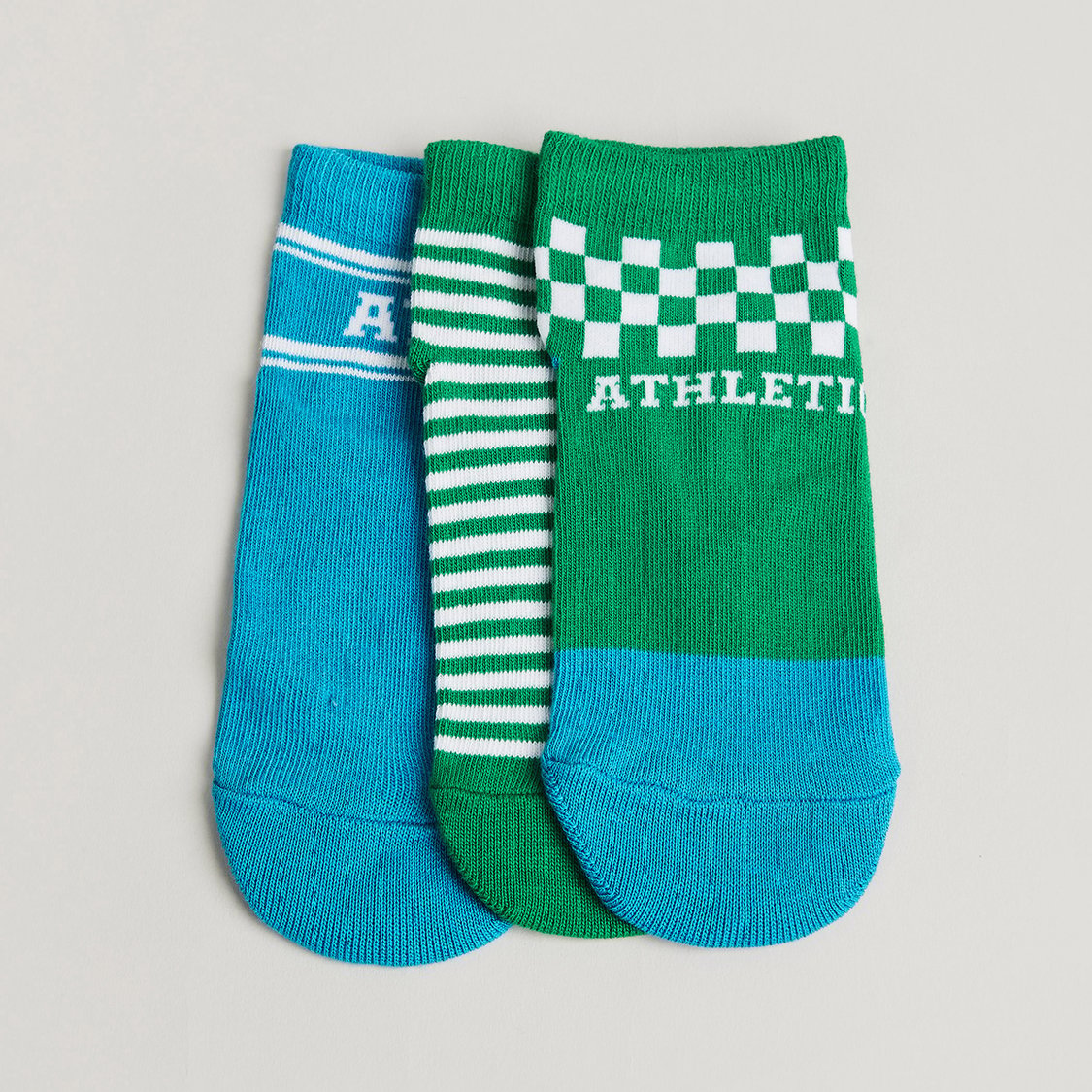 Juniors Assorted No Show Socks - Pack of 3