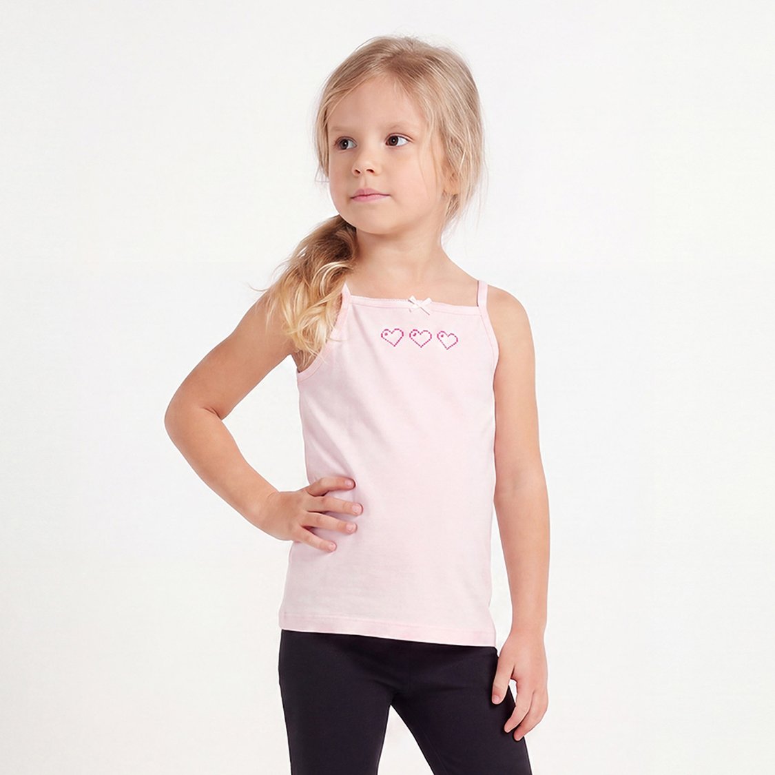 Juniors Heart Print Camisole - Pack of 3