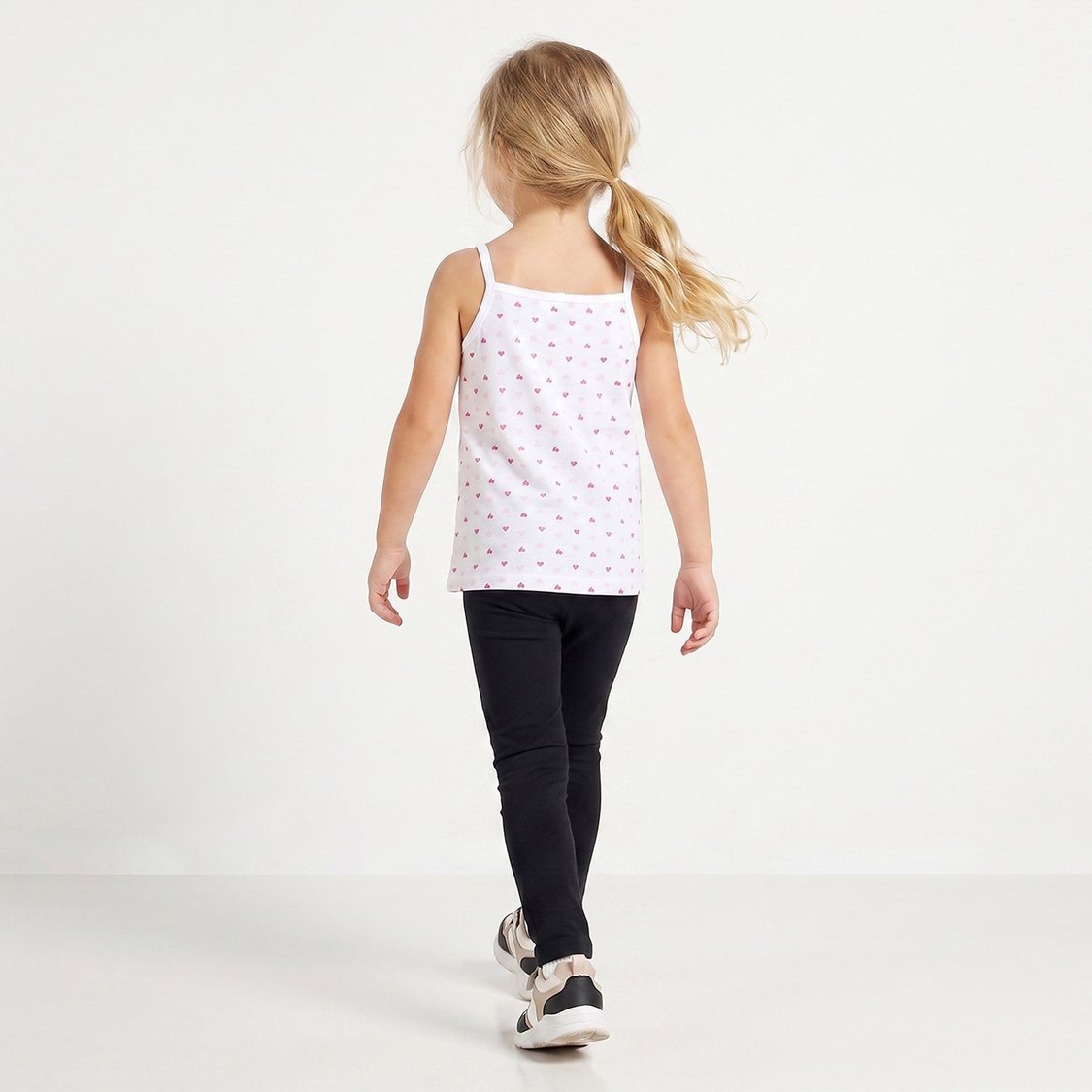 Juniors Heart Print Camisole - Pack of 3