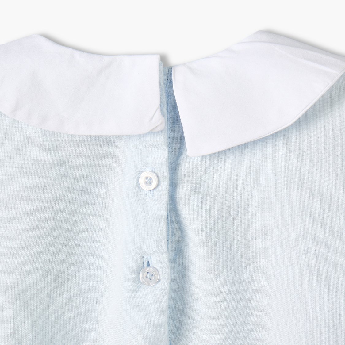 Juniors Floral Accent Collared Rompers