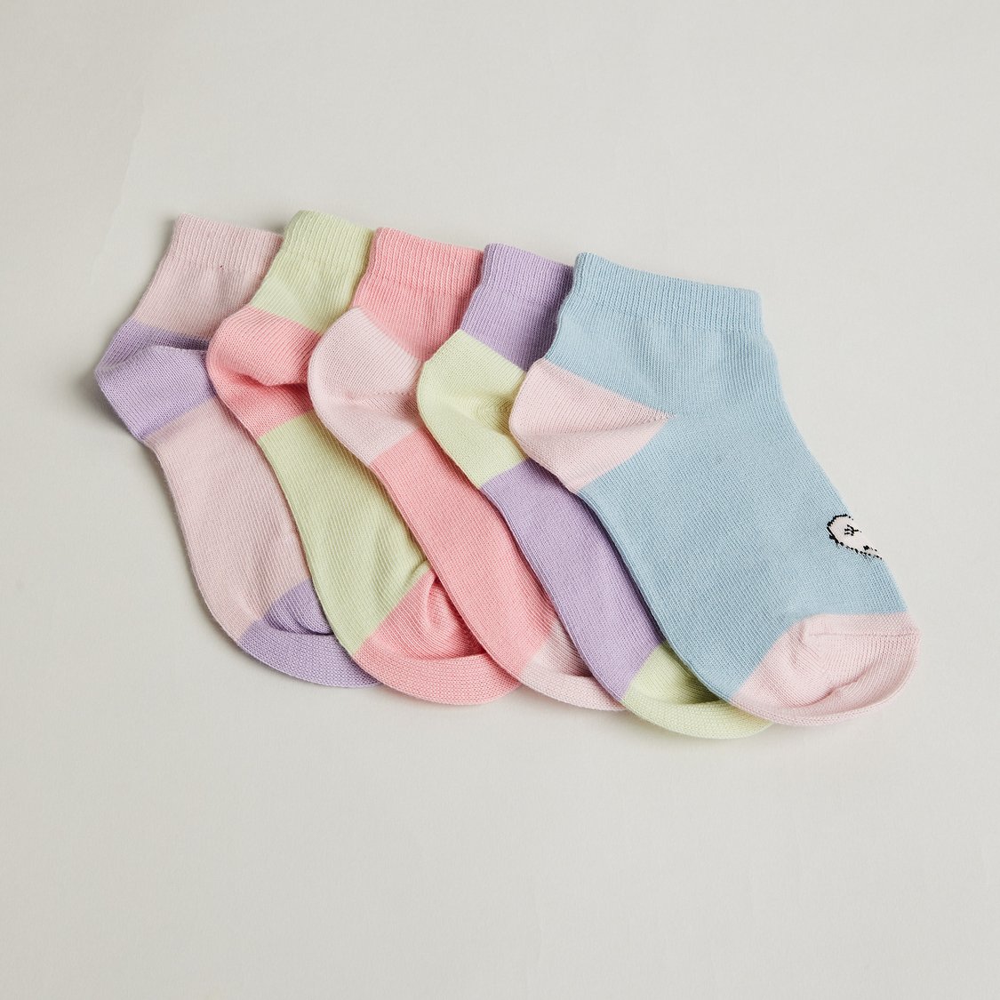 Juniors Assorted Ankle-Length Socks - Pack of 5