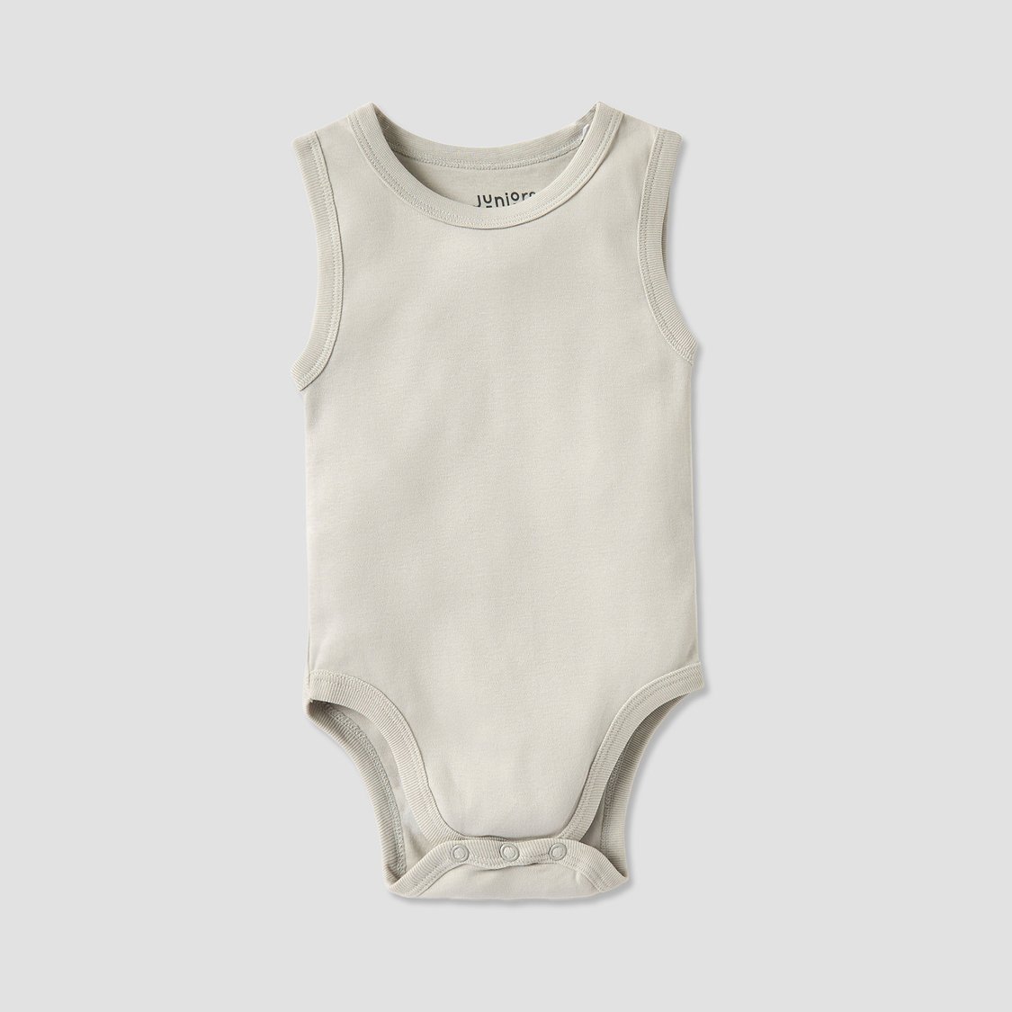 Juniors Sleeveless Bodysuit with Snap Closure
