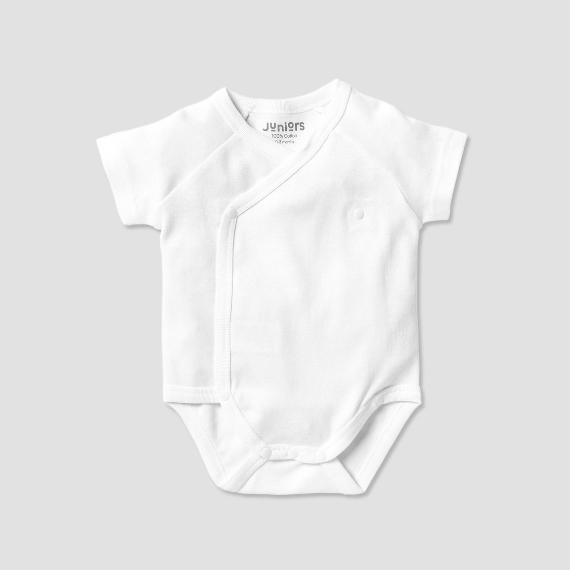 Juniors Solid Wrap-Style Bodysuit