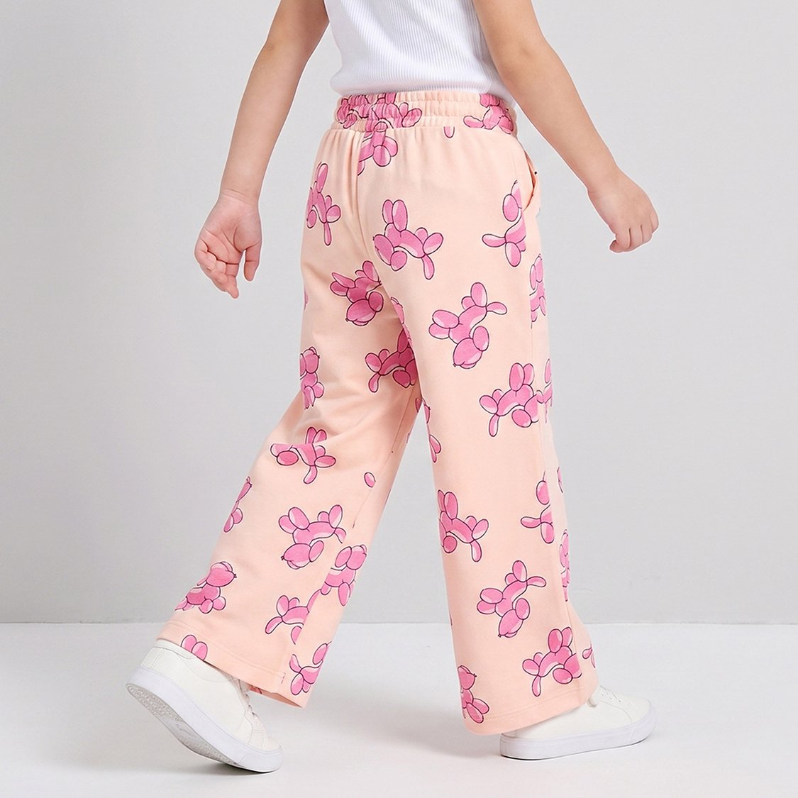 Juniors Balloon Dog Print Track Pants