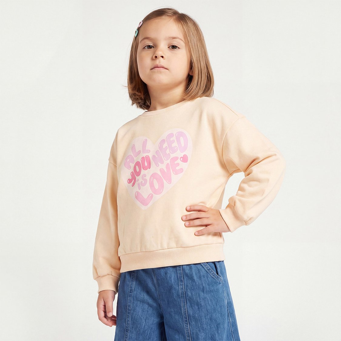 Juniors Graphic Print Sweatshirt