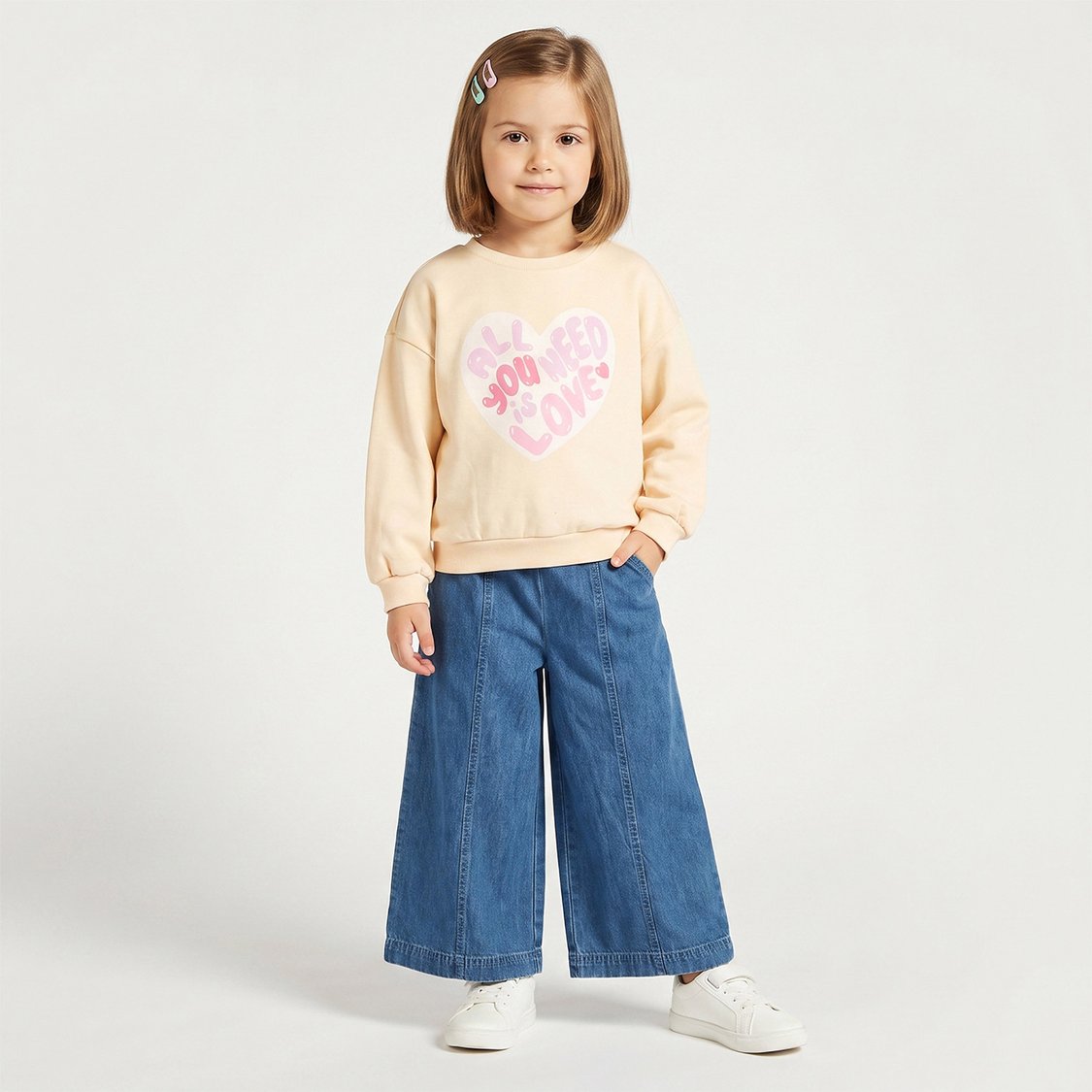 Juniors Graphic Print Sweatshirt