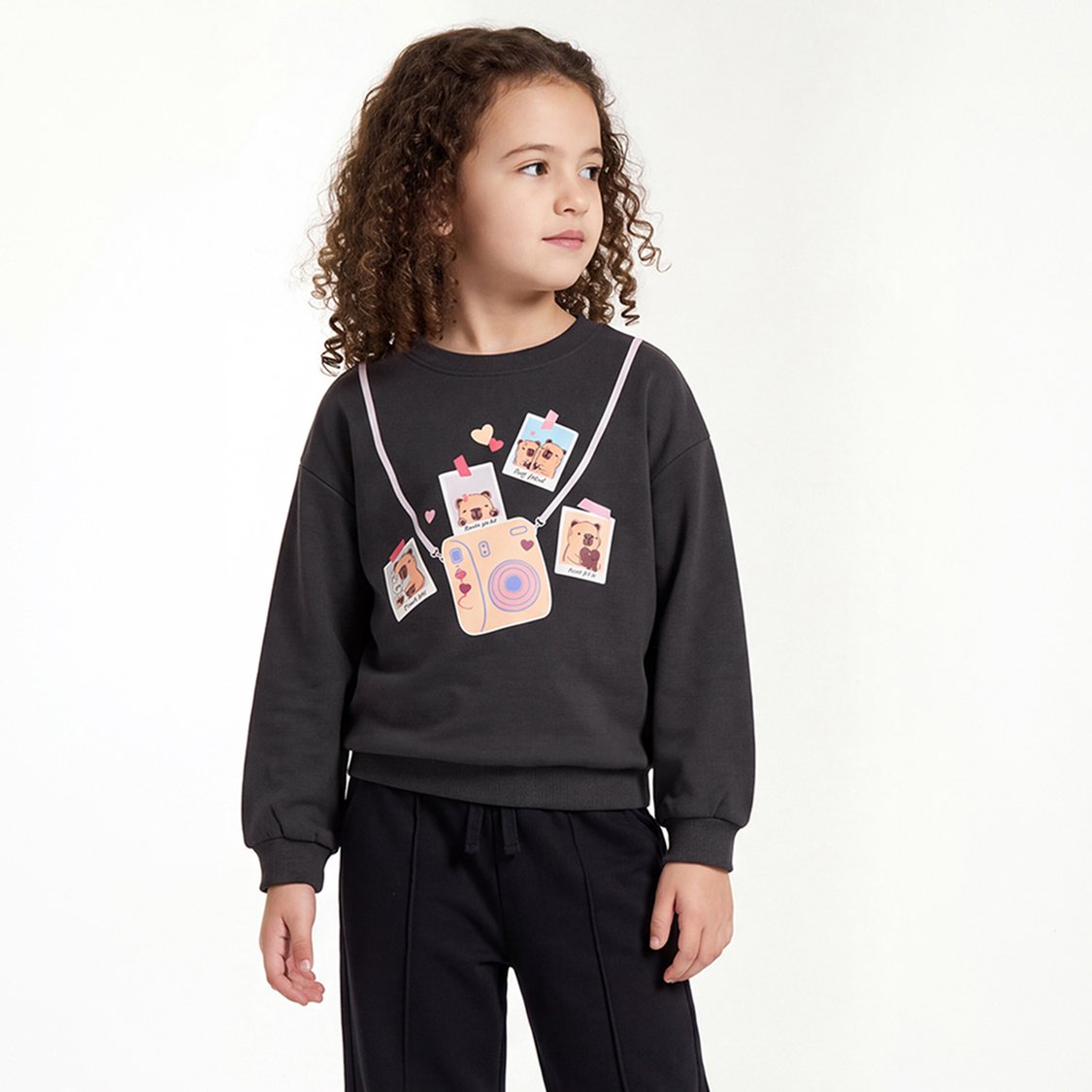 Juniors Printed Sweatshirt