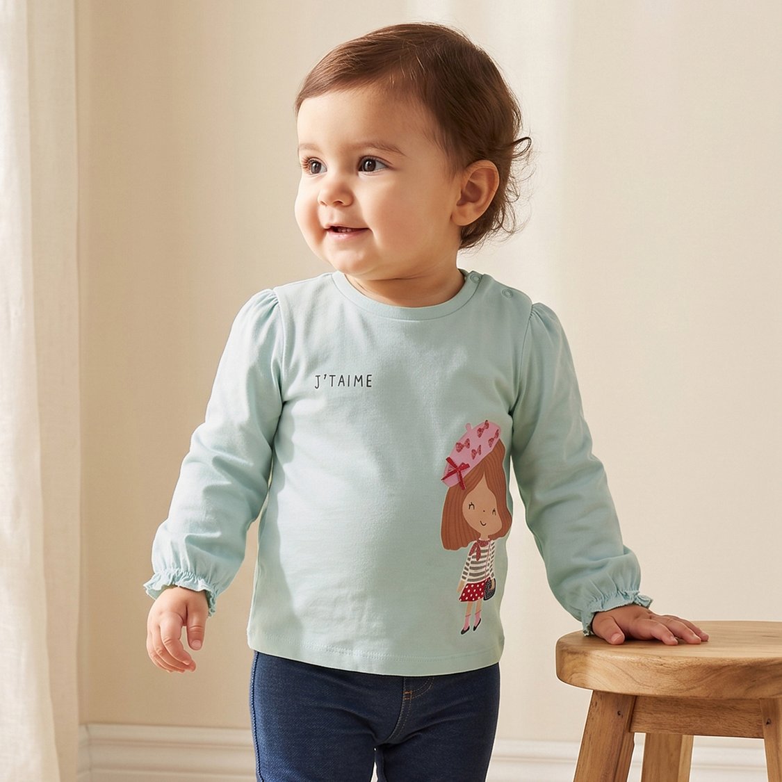 Juniors Printed Top