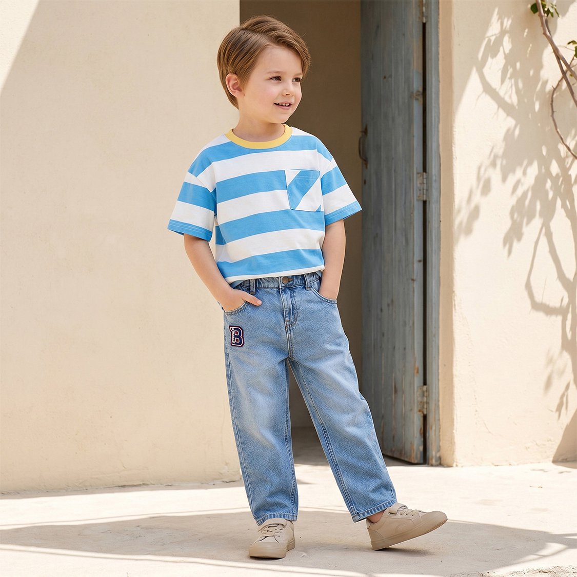 Juniors Striped T-shirt