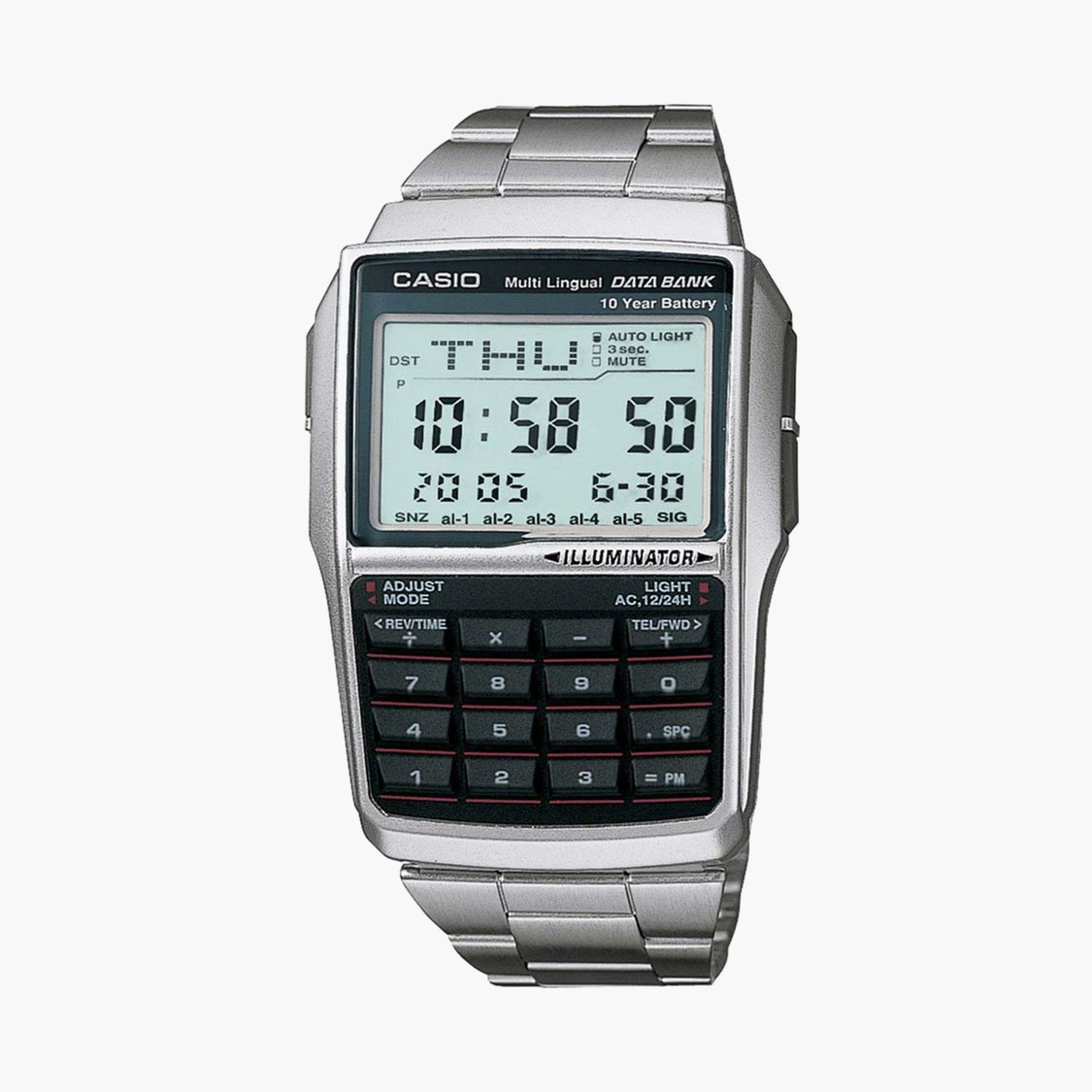 CASIO Vintage Digital Calculator Watch - DB36