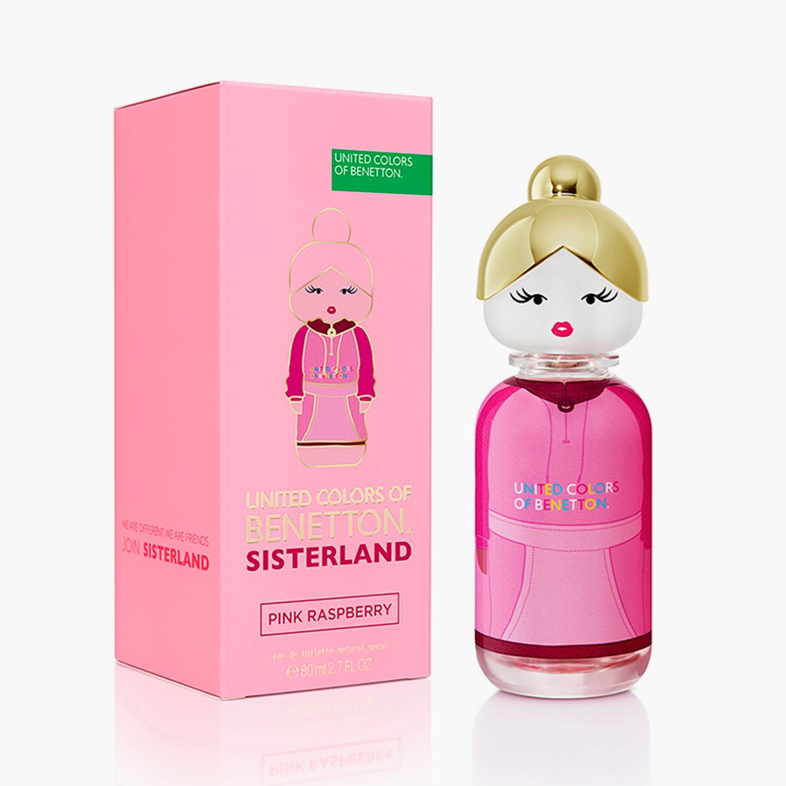 UNITED COLORS OF BENETTON Sisterland Pink Raspberry Eau de Toilette - 80ml