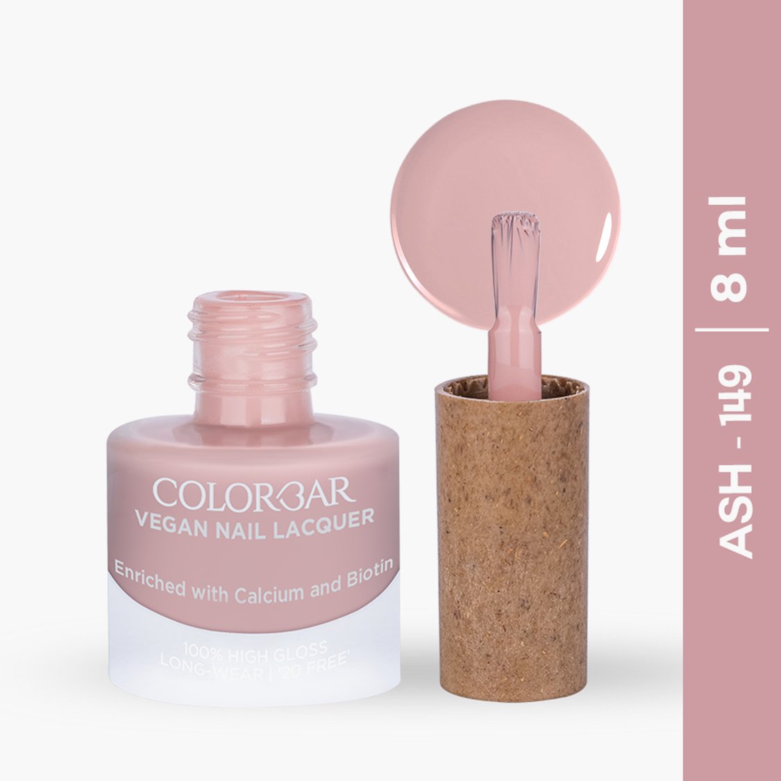 COLORBAR Vegan Nail Lacquer - Ash 149 - 8ml