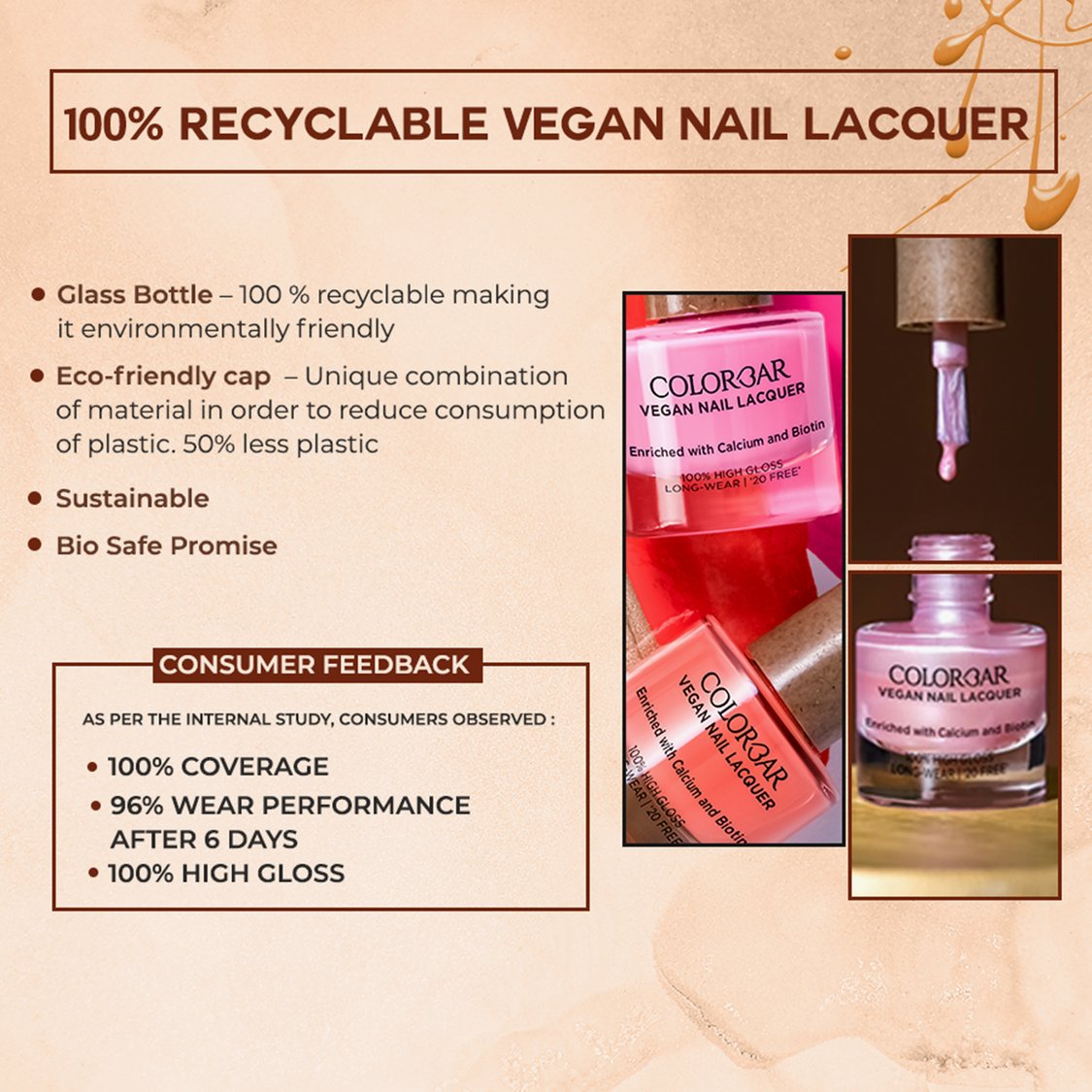 COLORBAR Vegan Nail Lacquer - Ash 149 - 8ml