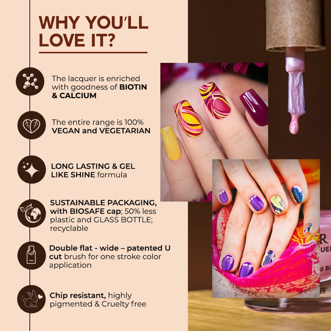 COLORBAR Vegan Nail Lacquer - Ash 149 - 8ml