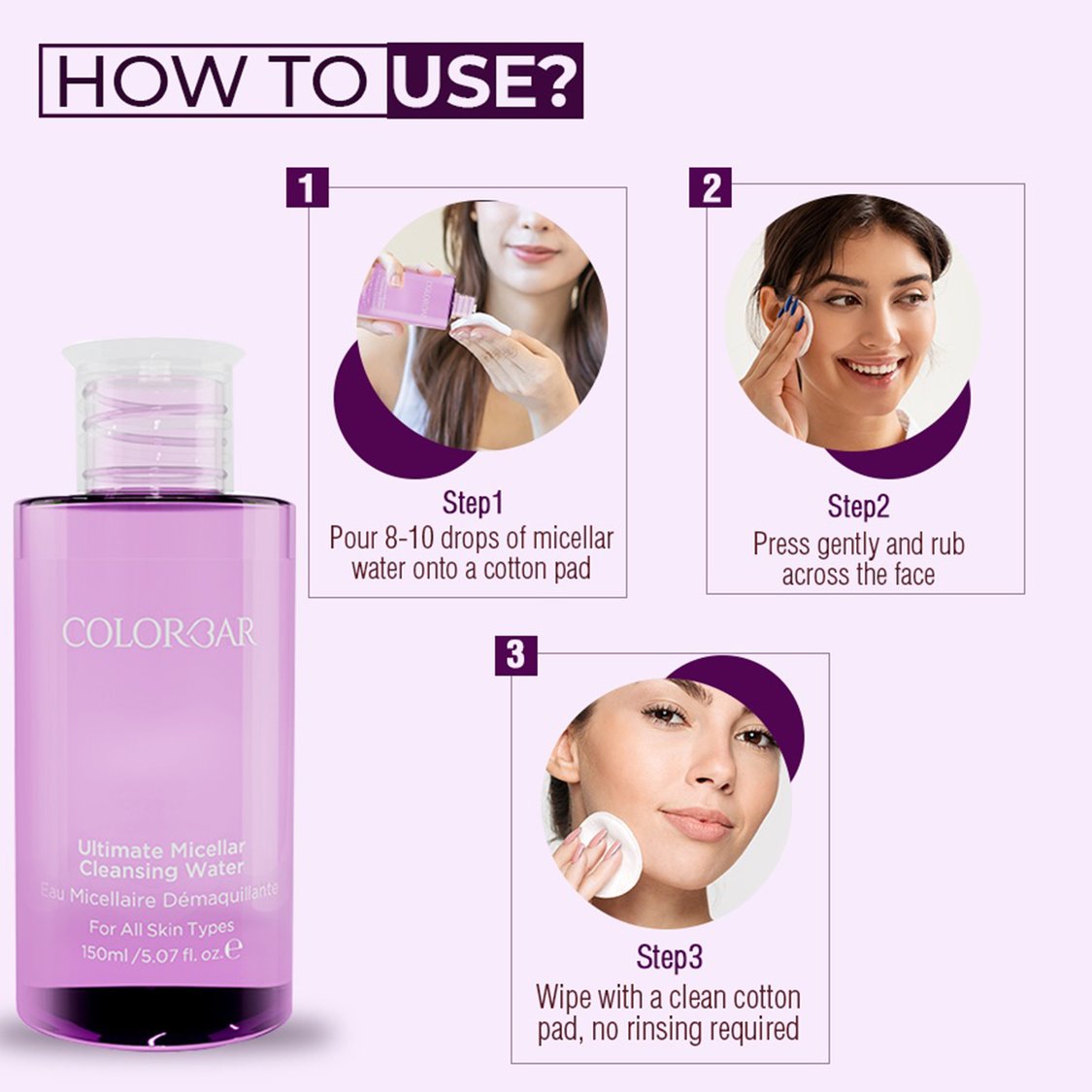 COLORBAR Ultimate Micellar Cleansing Water - 150ml
