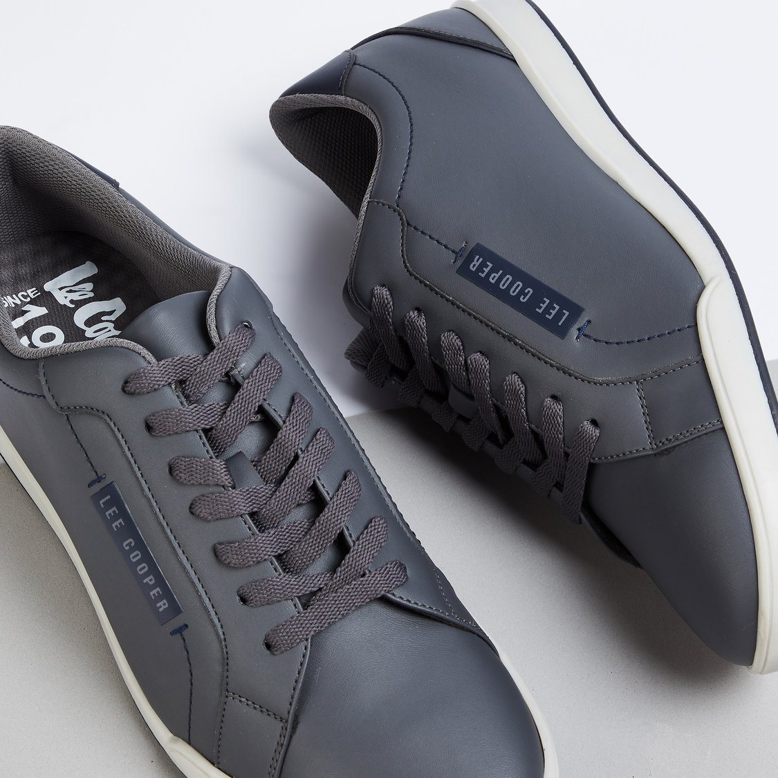LEE COOPER Men Solid Lace-Up Shoes