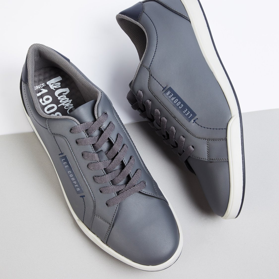 LEE COOPER Men Solid Lace-Up Shoes