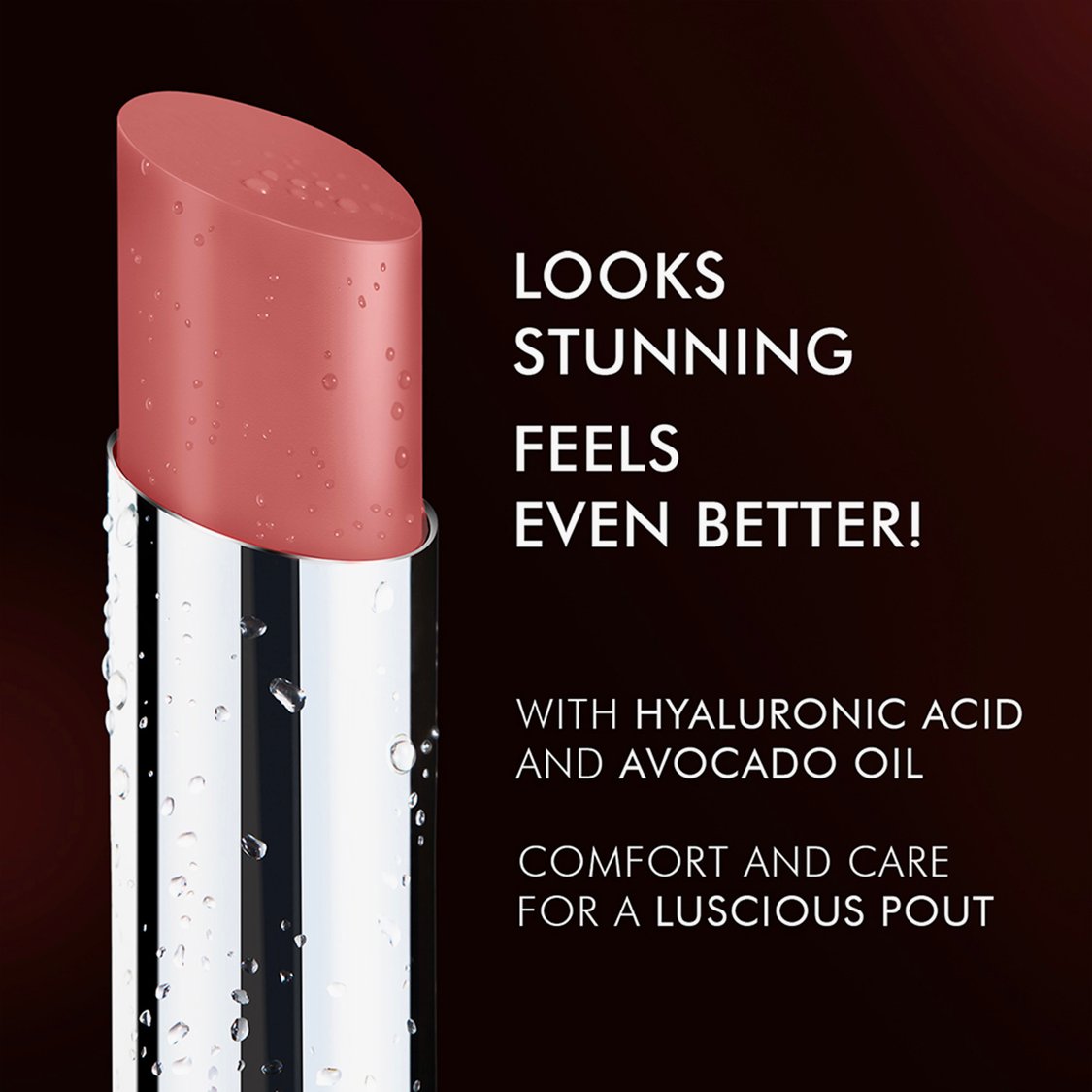 LAKME Absolute Skin Dew Satin Lipstick - 102 Nude Rose - 3.4g