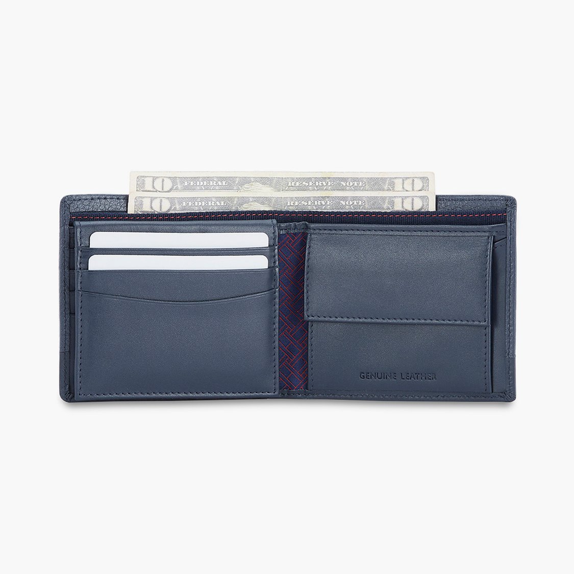 TOMMY HILFIGER Men Solid Bi-Fold Leather Wallet