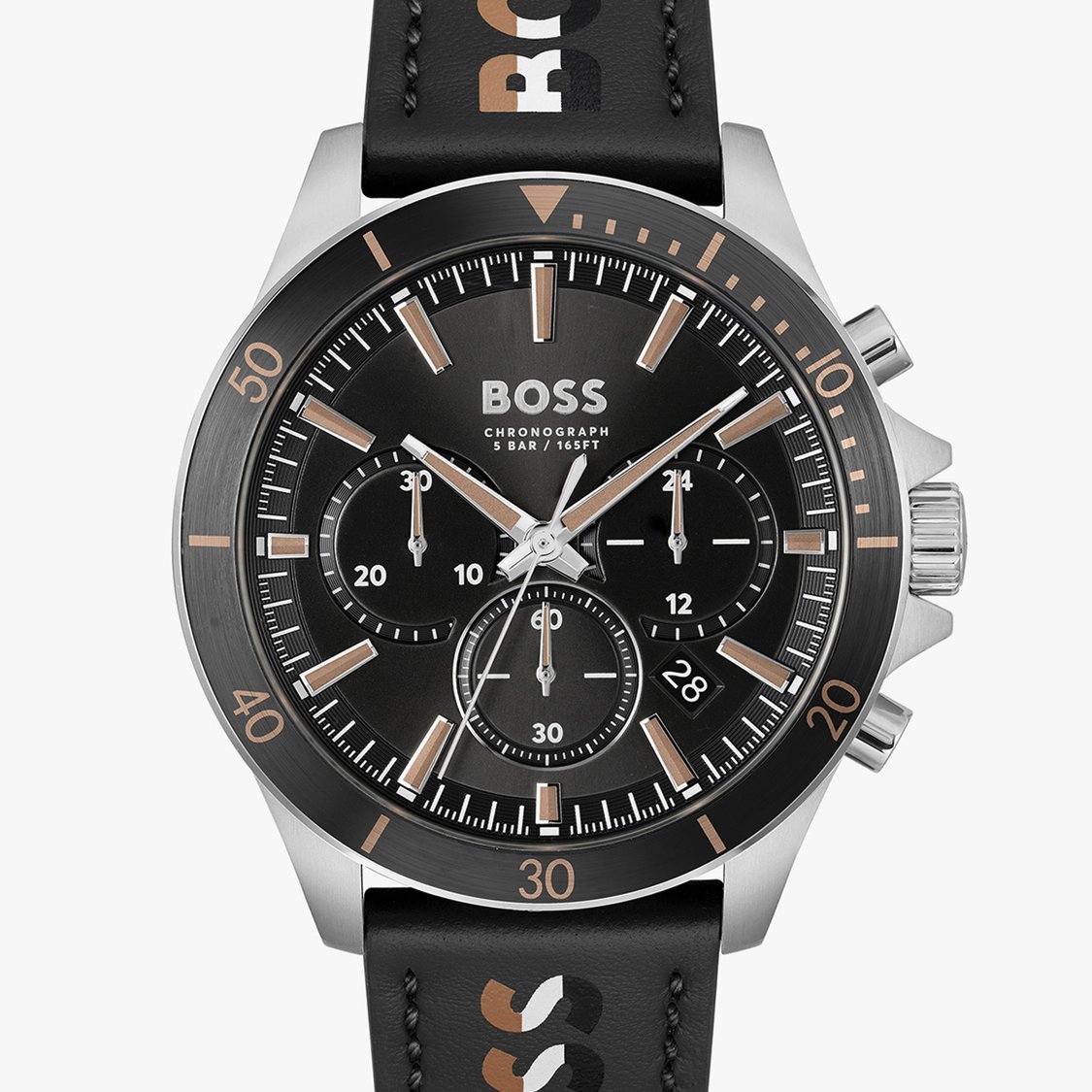 watson bossup！！！タイムセール！！！ Buy BOSS Troper Men Chronograph Watch with Leather Strap - 1514121