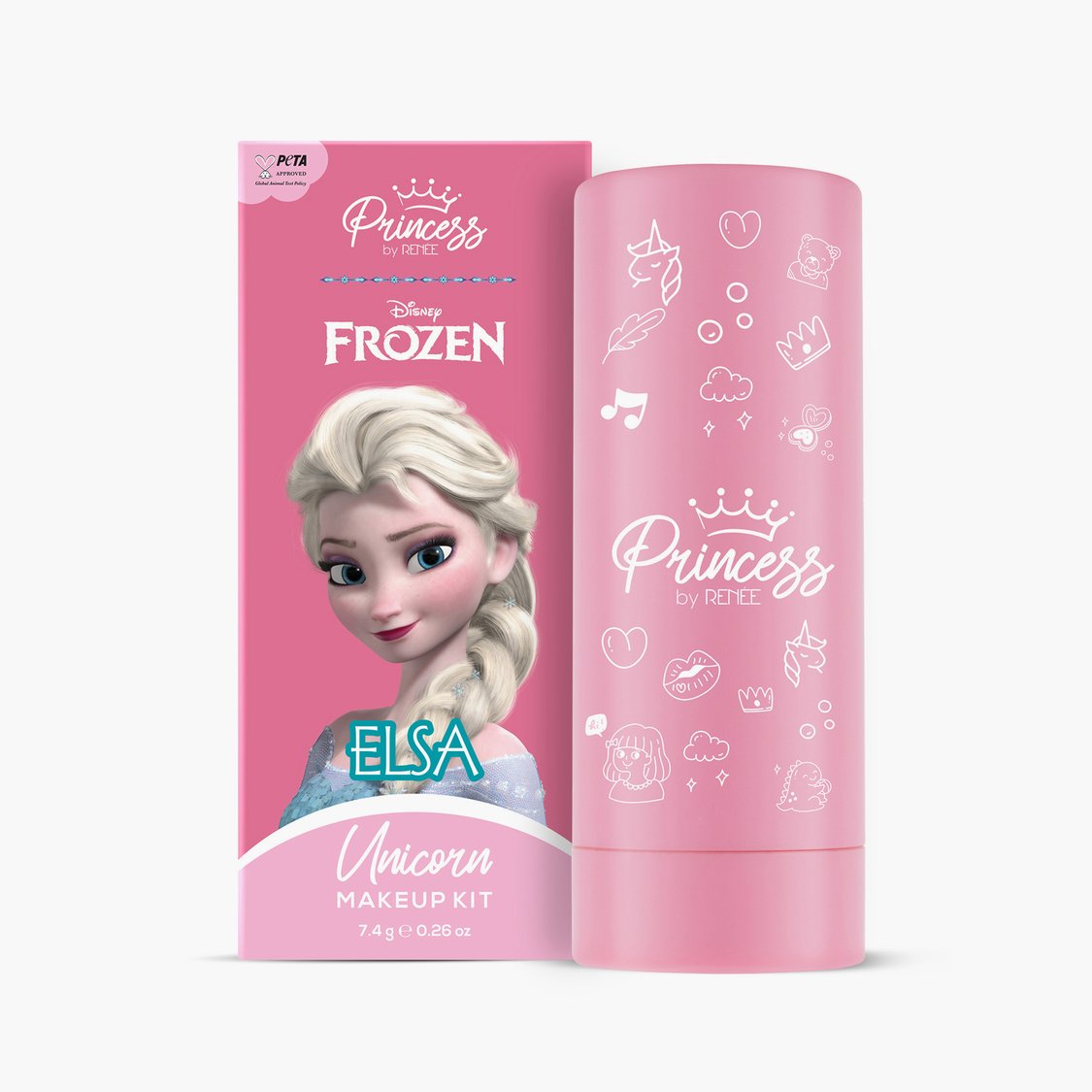 RENEE Disney Frozen Princess Elsa Unicorn Makeup Kit - 7.4g