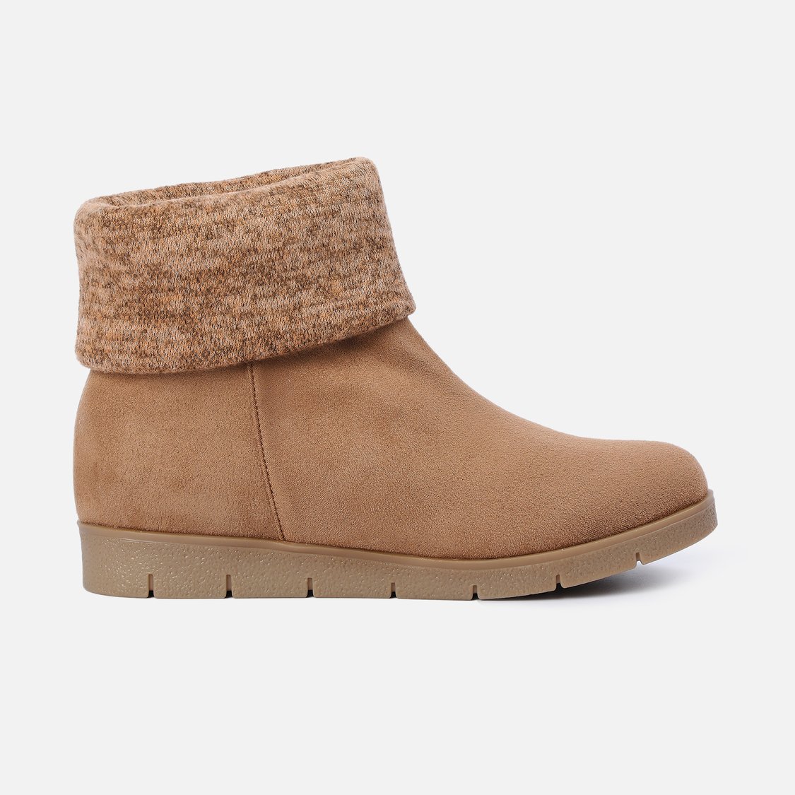 INC.5 Knit Cuff Ankle Boots