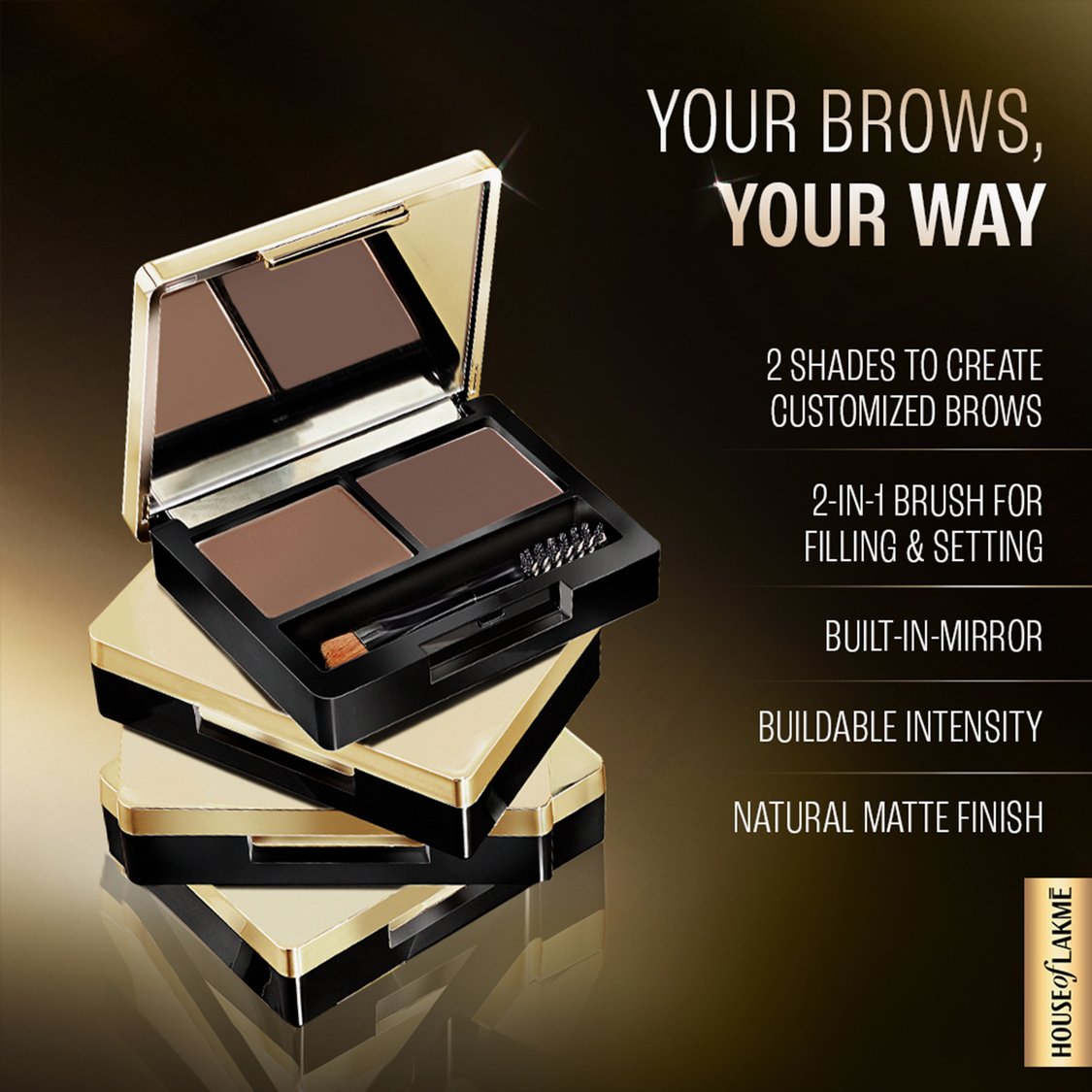 LAKME Facelift Brow Sculpt Palette - 4.5g