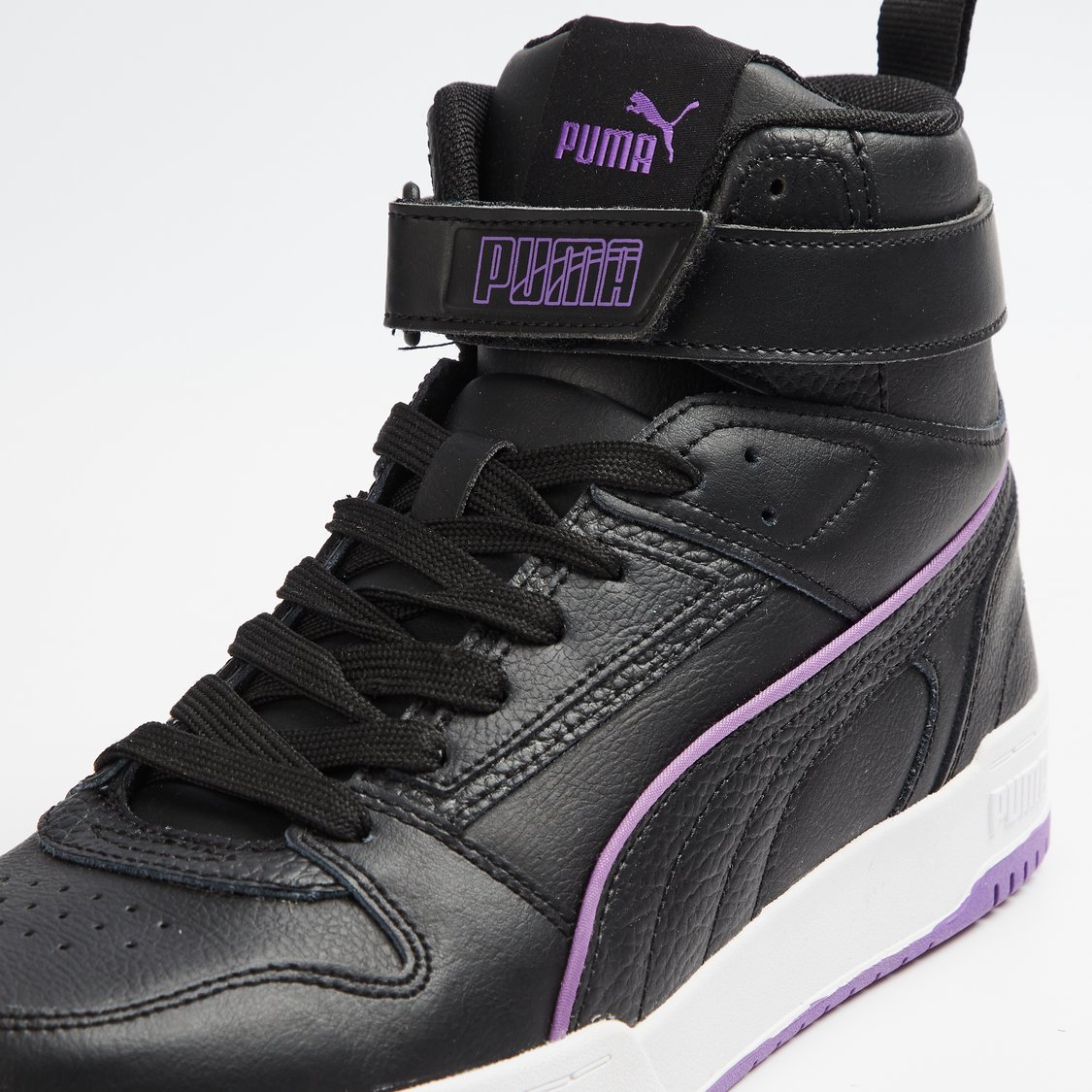 High top pumas with strap on sale