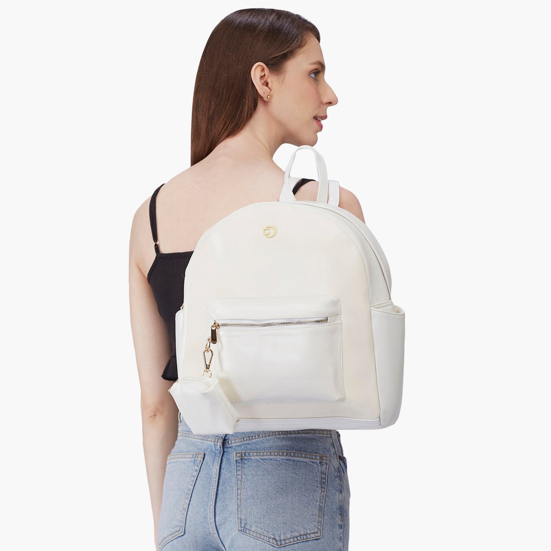 Leather Backpack Piper Nylon Small Zip Backpack Tory Burch 77272