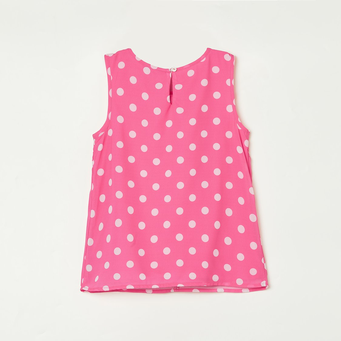 FAME FOREVER Girls Polka-Dot Printed Top