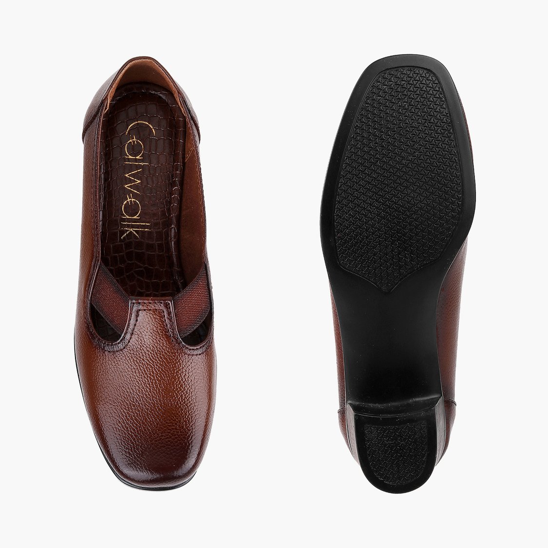 CATWALK Solid Cuban Heel Shoes