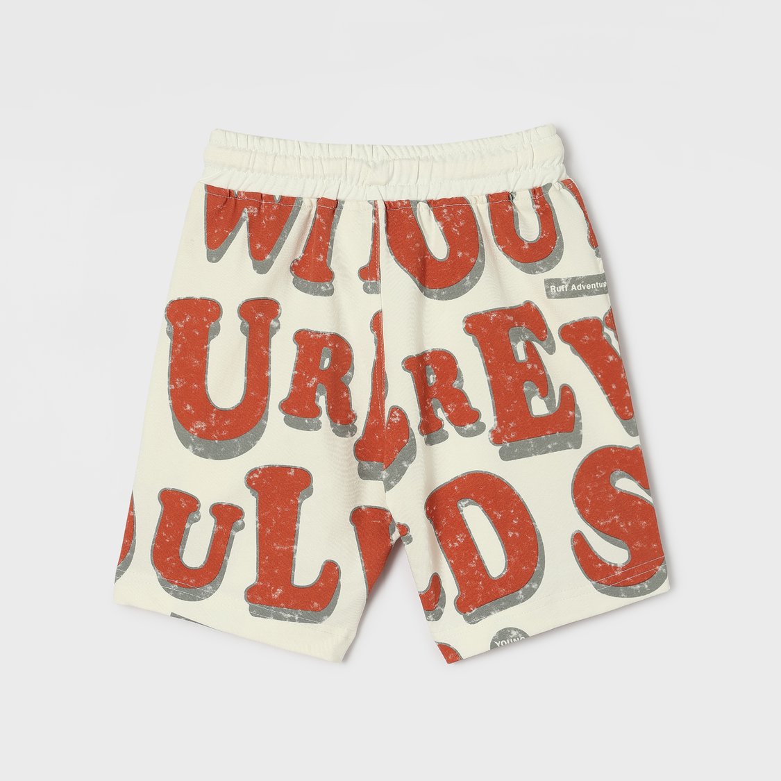 RUFF KIDS Printed T-Shirt with Shorts