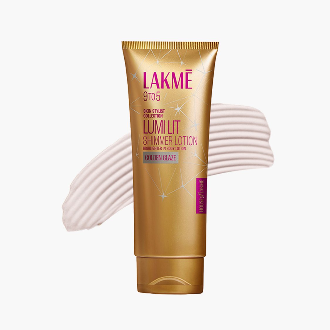 LAKME 9 to 5 Skin Stylist Lumi Lit Shimmer Lotion - Golden Glaze - 100ml