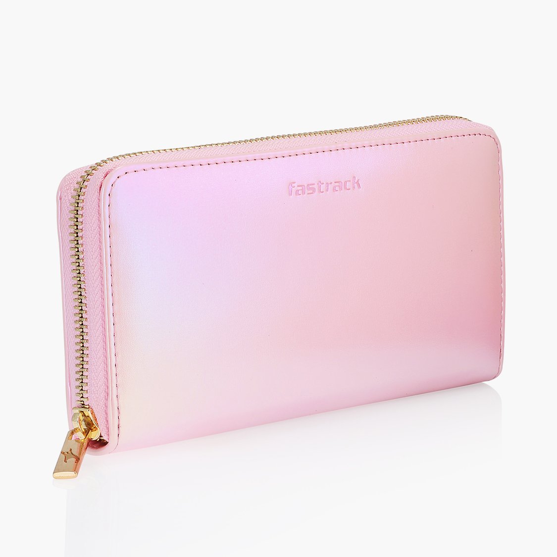FASTRACK Women Shimmery Zip-Around Wallet