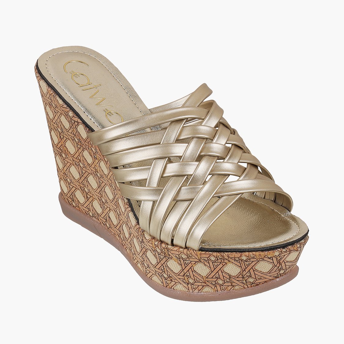 Buy CATWALK Women Woven Wedges from Catwalk at just INR