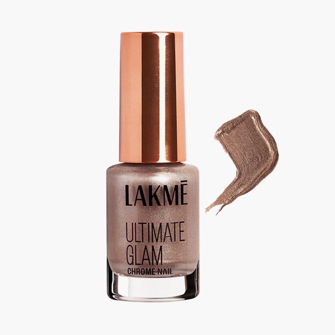 LAKME Ultimate Glam Chrome Nail Polish - Champagne - 6ml