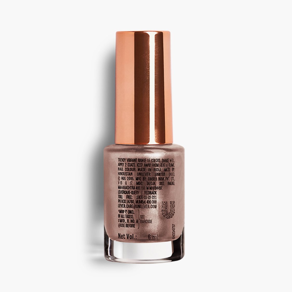 LAKME Ultimate Glam Chrome Nail Polish - Champagne - 6ml