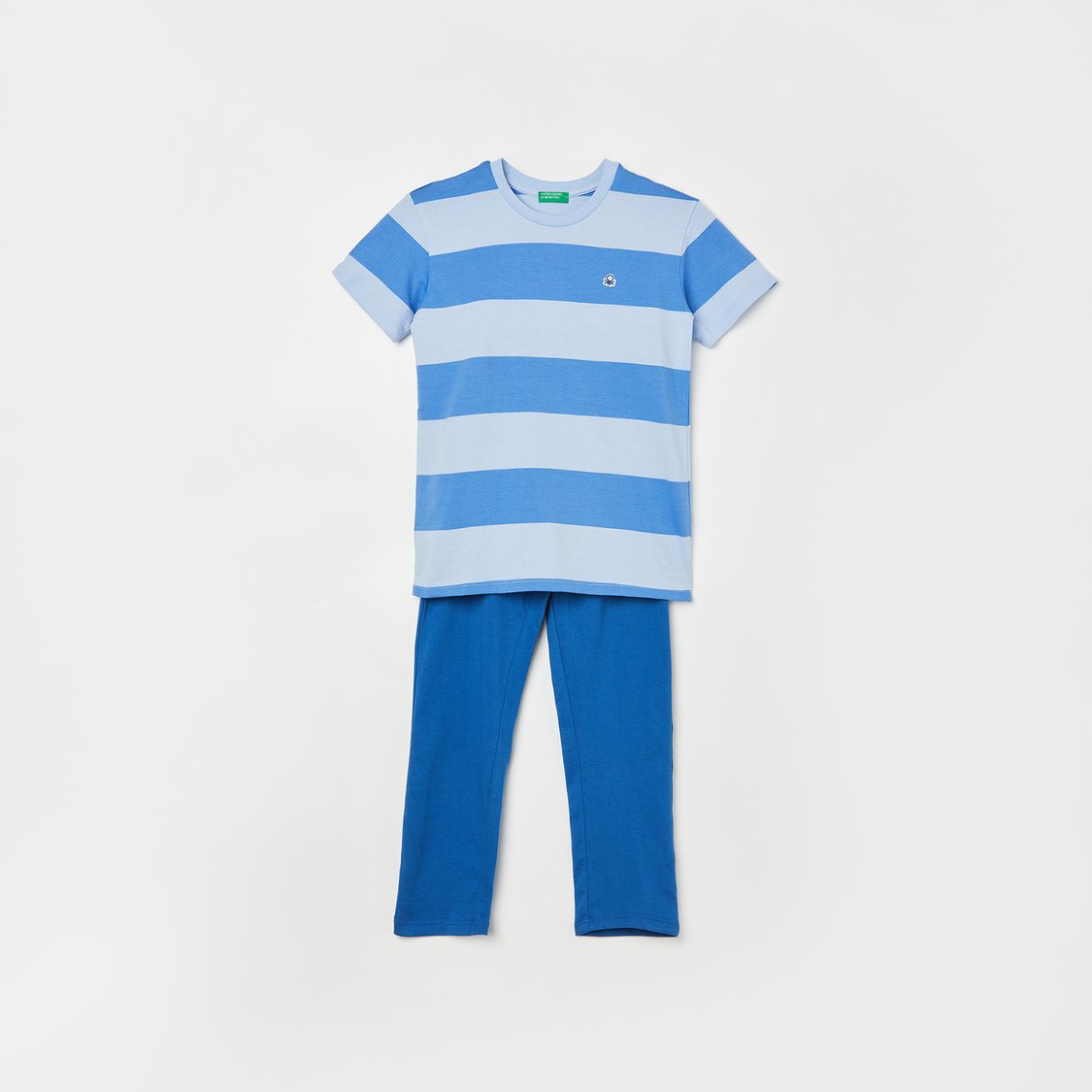 UNITED COLORS OF BENETTON Boys Striped Night Suit