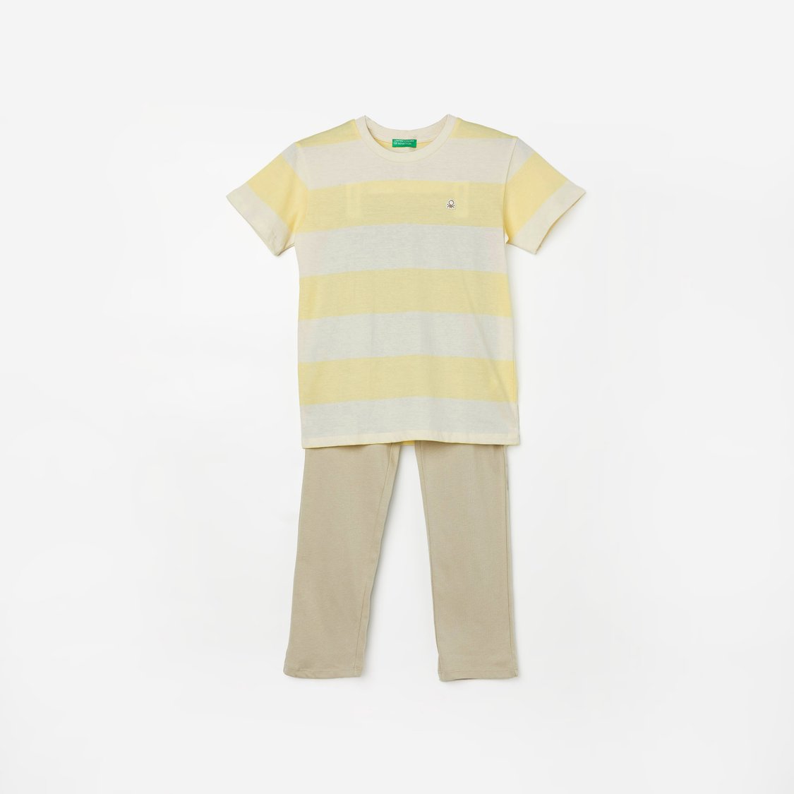 UNITED COLORS OF BENETTON Boys Striped Night Suit