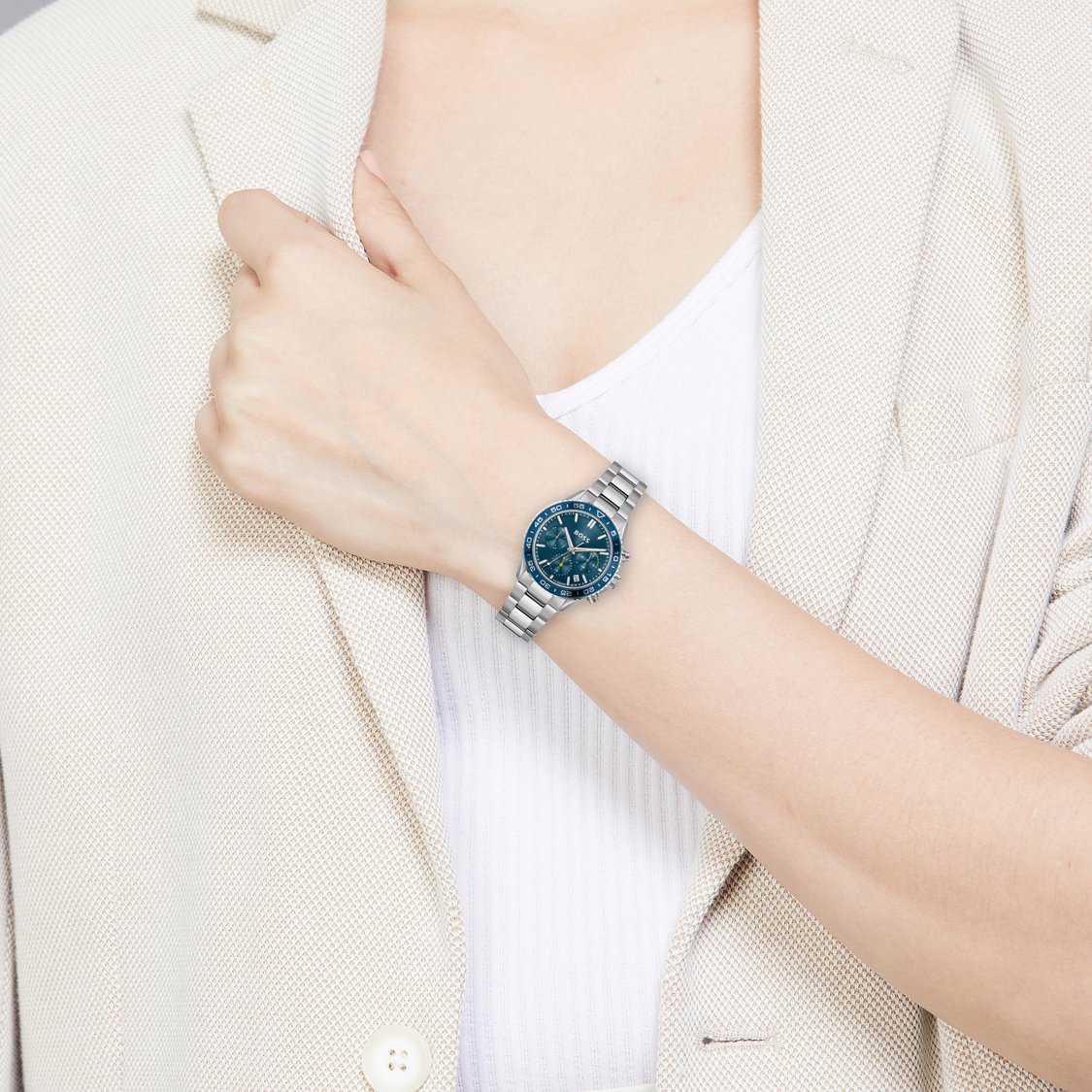 Buy BOSS Runner Women Multifunction Watch with Stainless Steel