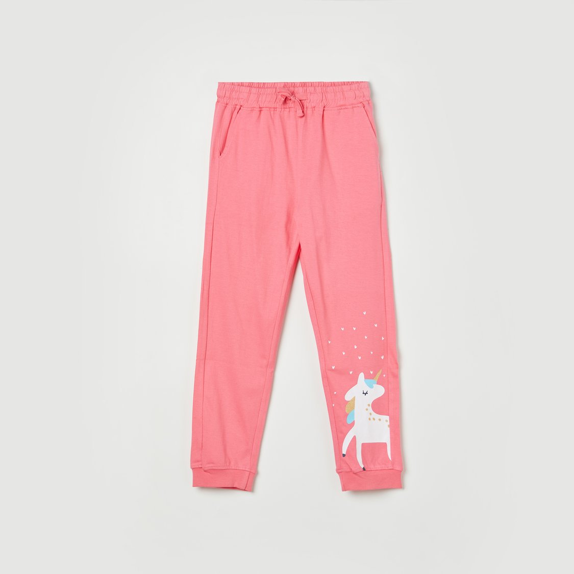 FAME FOREVER Girls Unicorn Printed Joggers