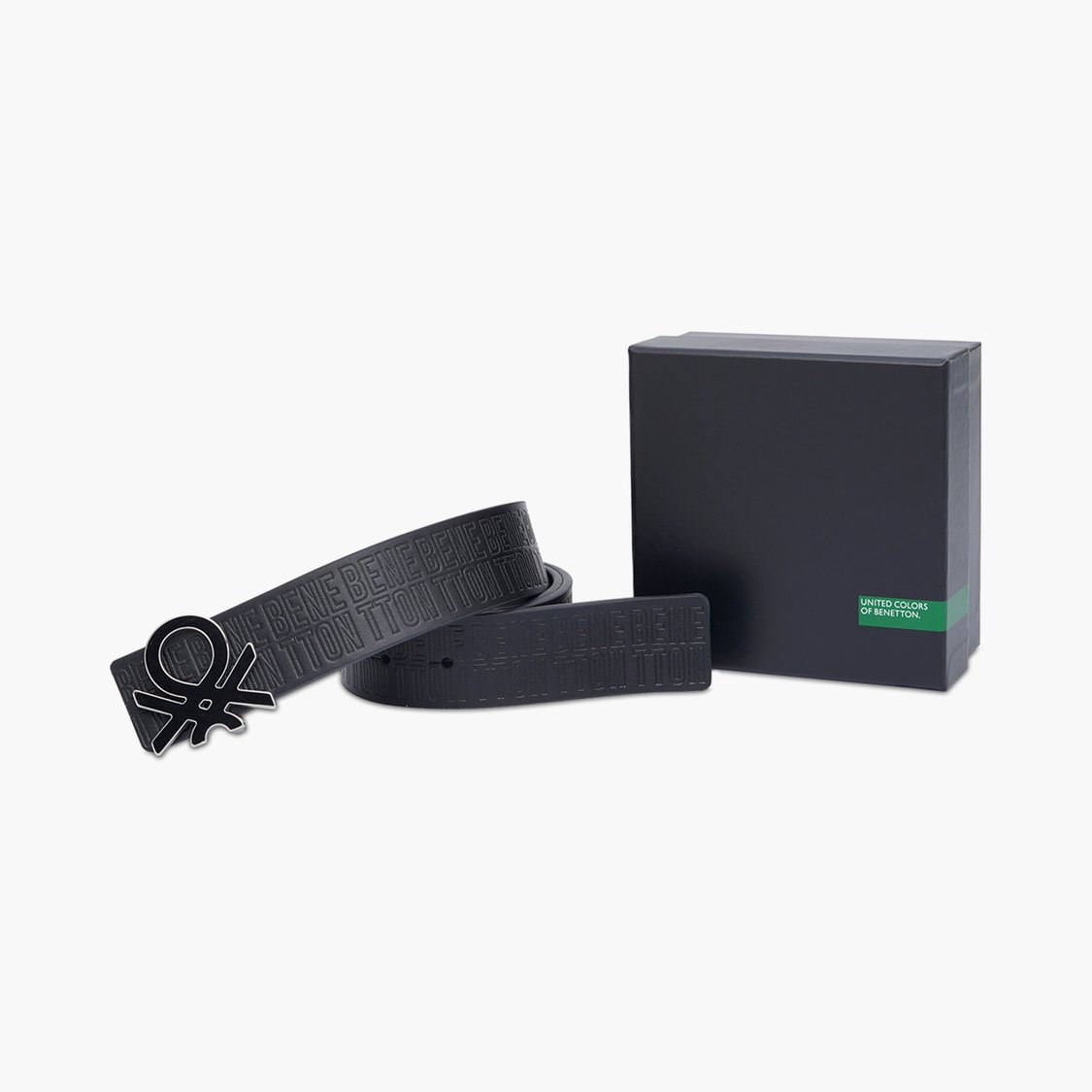 UNITED COLORS OF BENETTON Men Textured Reversible Casual Belt