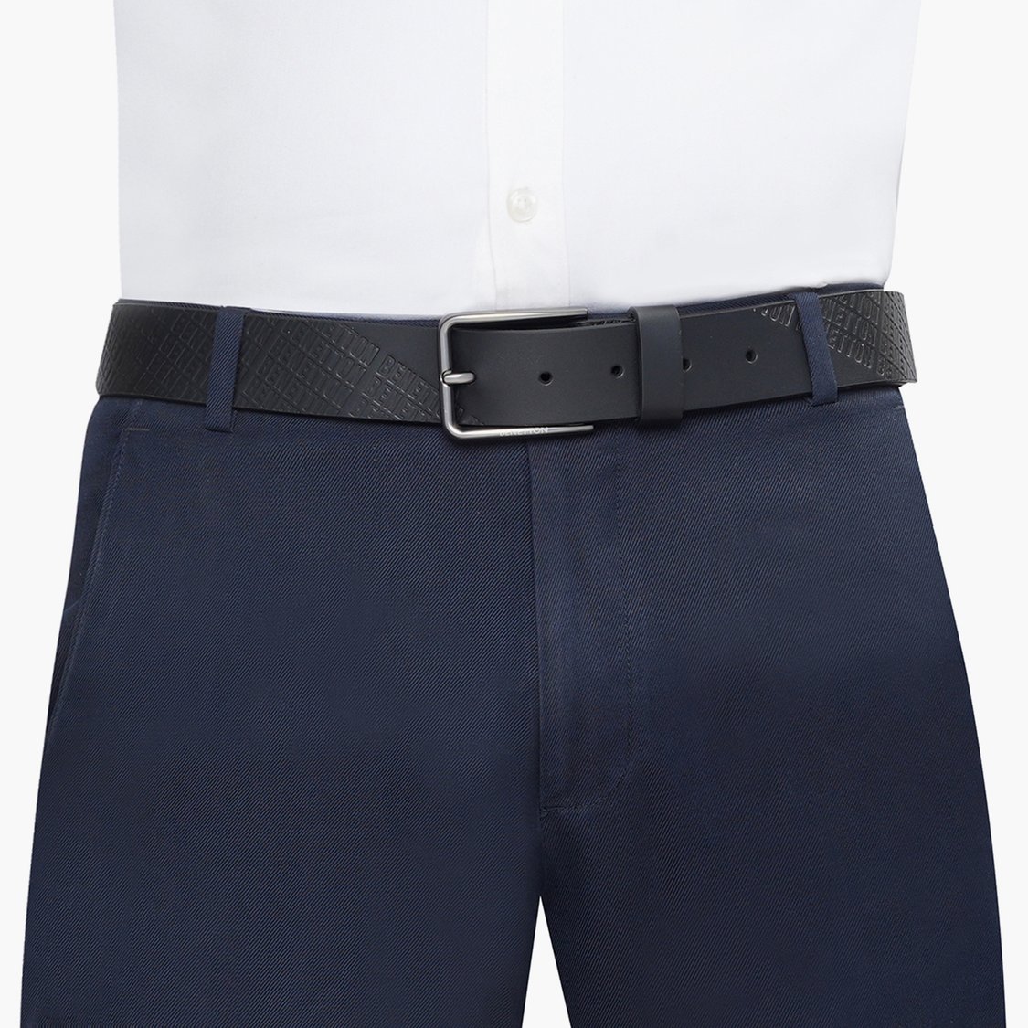 UNITED COLORS OF BENETTON Men Textured Formal Belt