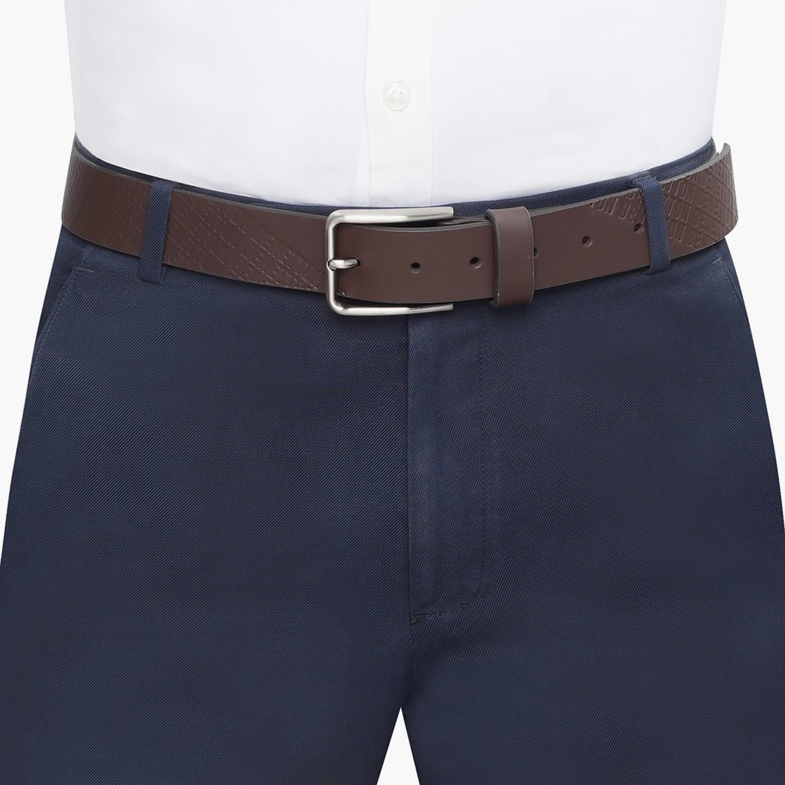 UNITED COLORS OF BENETTON Men Textured Formal Belt