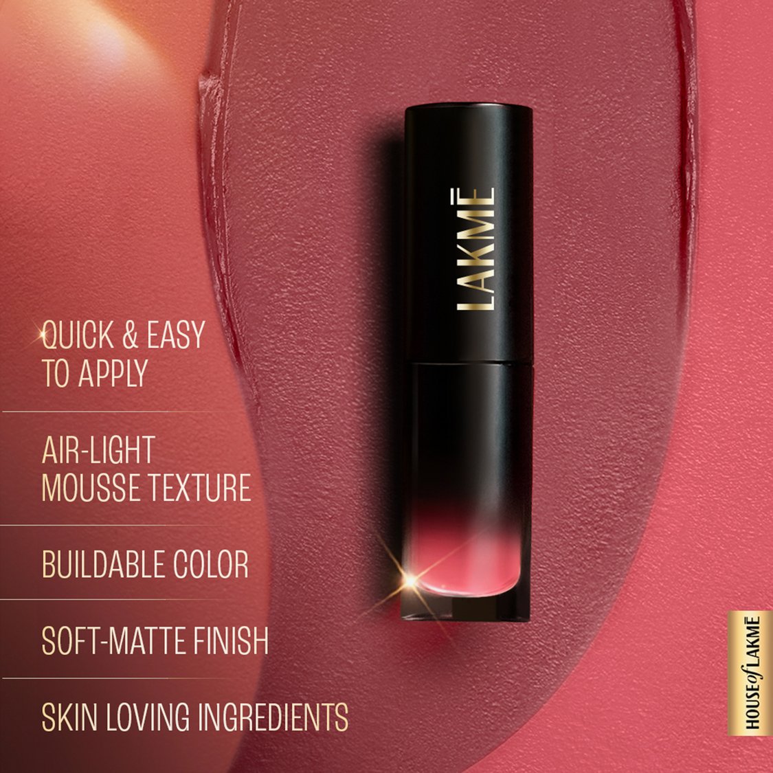 LAKME Xtraordin-Airy One-and-Done Multipurpose Tint - Bubblegum Blush - 3ml