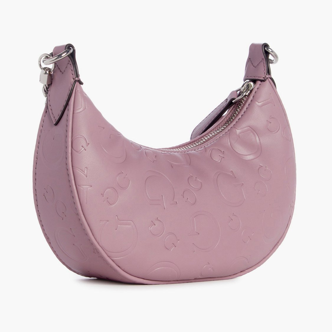 Buy GUESS Logo Embossed Hobo Bag from Guess at just INR